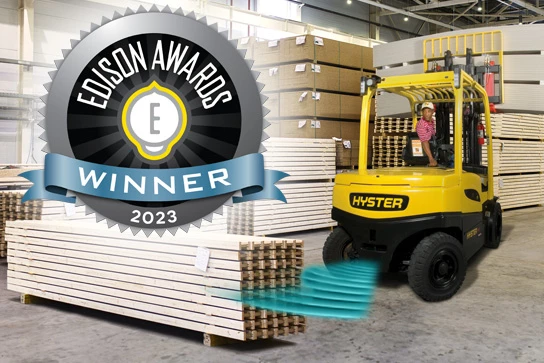 Hyster reaction with Edison award