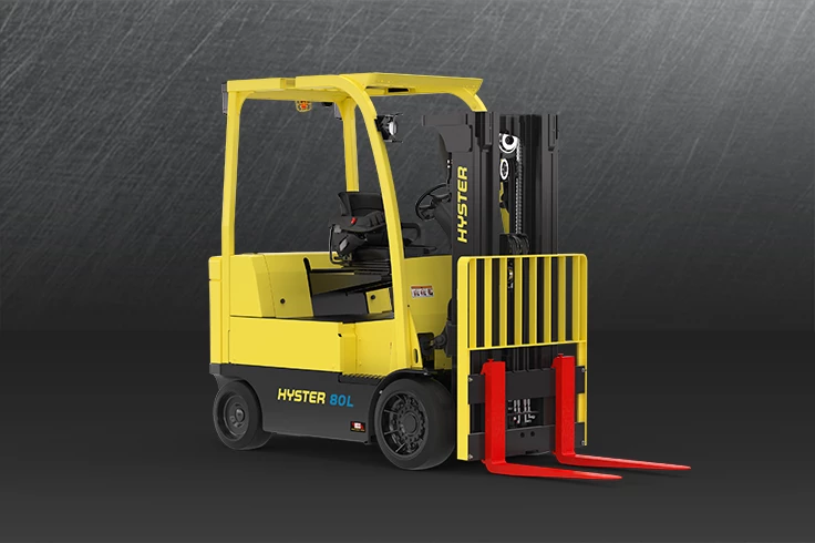 Electric forklift |4 wheel cushion tire forklift for demanding applications | Hyster